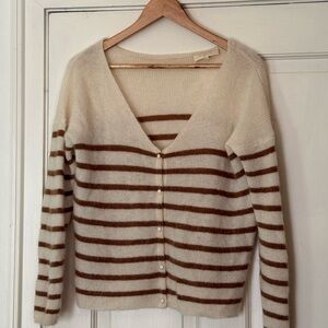 Sézane V Neck Cardigan Sweater